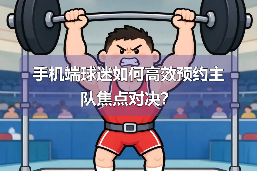 手机端球迷如何高效预约主队焦点对决？